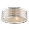 Cwi Lighting Mikayla 3 Light Drum Shade Flush Mount With Satin Nickel Finish 5555C17SN - alternate 2
